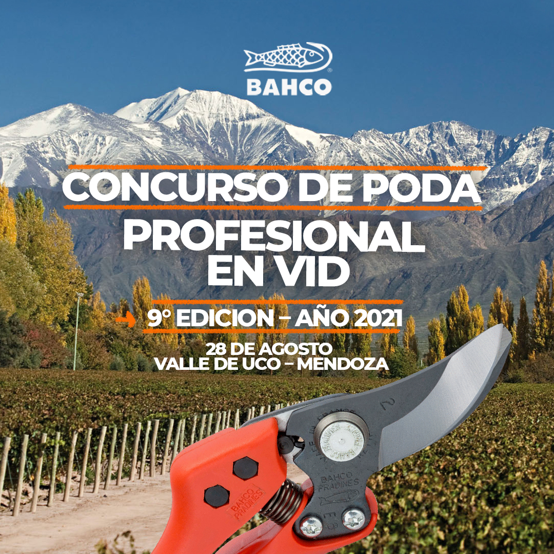 El Sábado 28 de Agosto se llevará a cabo la Novena edición del concurso de poda en vid organizado por Bahco.