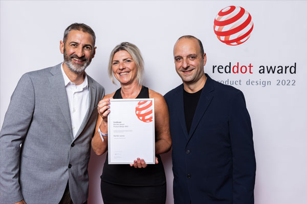 Zdobywca nagrody Red Dot Award 2022 w kategorii „Narzędzia” i iF Design Award 2022