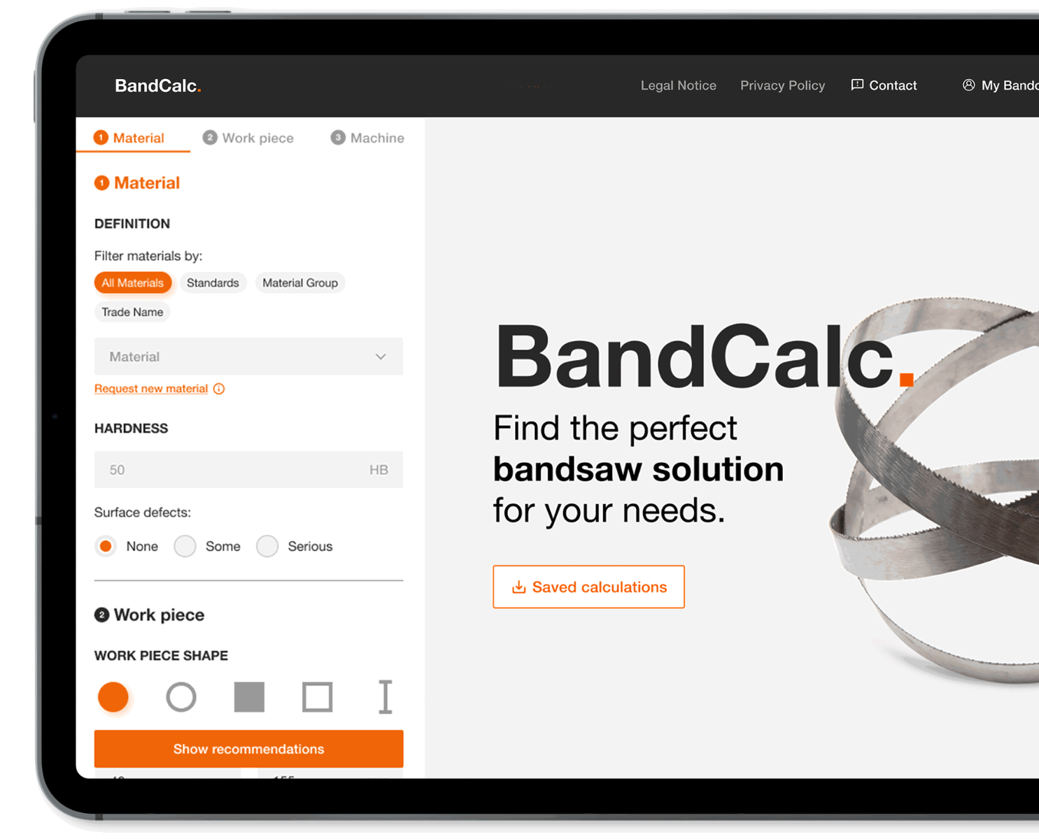 Seuraavan sukupolven Bahco BandCalc™
