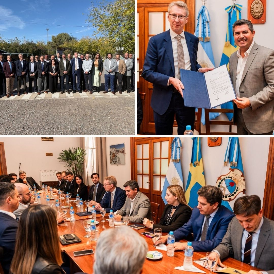 ¡Recibimos al embajador de Suecia en Argentina!